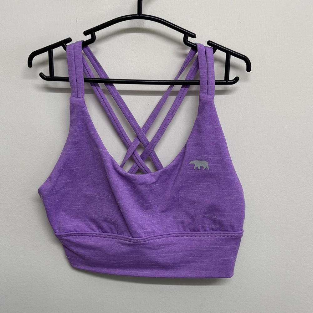 Running Bare Purple Women's Sports Bra
